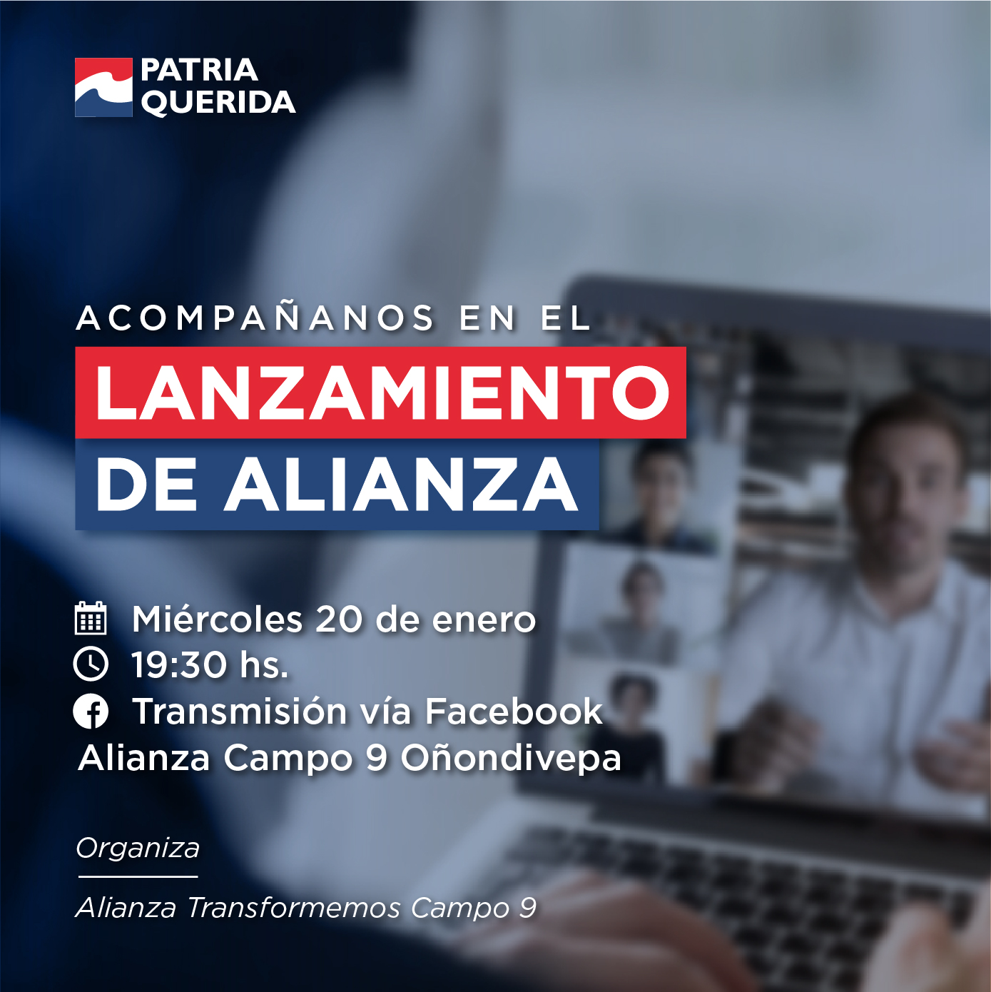 Imagen con detalles del evento "Lanzamiento de Alianza"