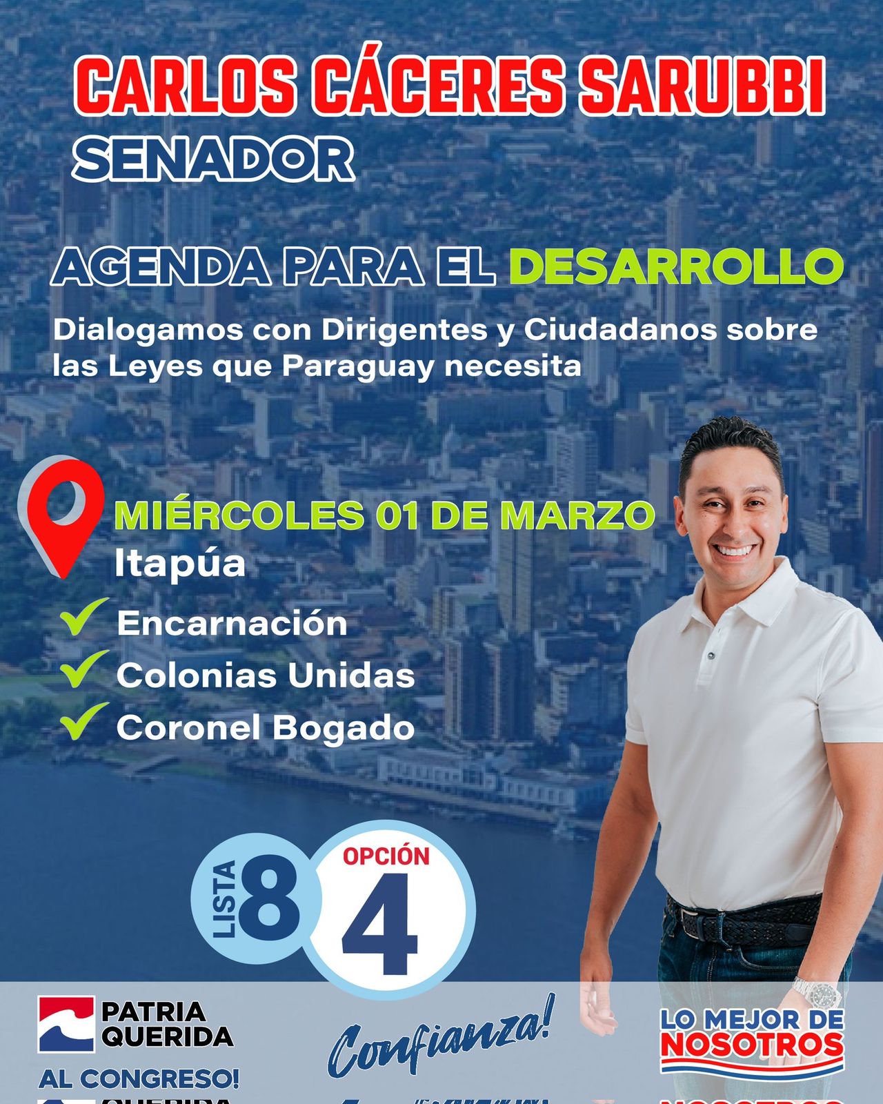 Imagen con detalles del evento Agenda para el Desarollo